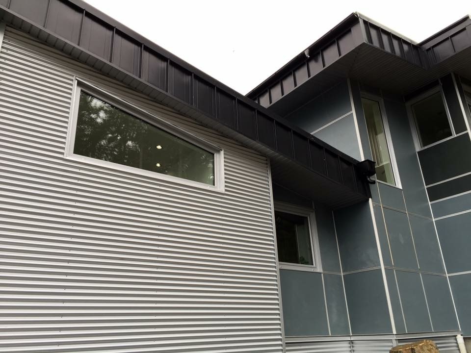 metal cladding corrugated siding custom metal gutters nortek exteriors victoria installation company